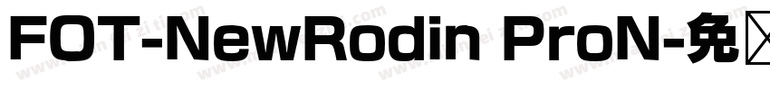 FOT-NewRodin ProN字体转换